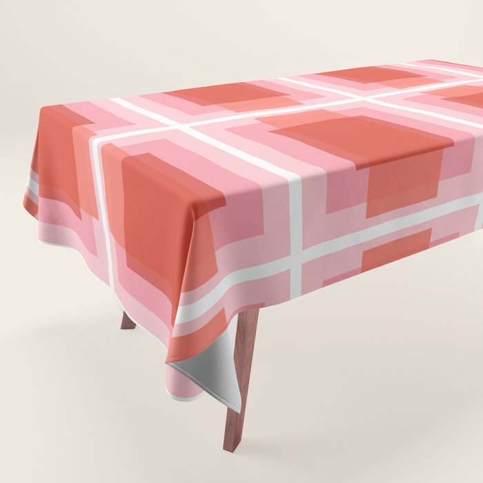 Bright Geometry Tablecloth Gallery Image 1