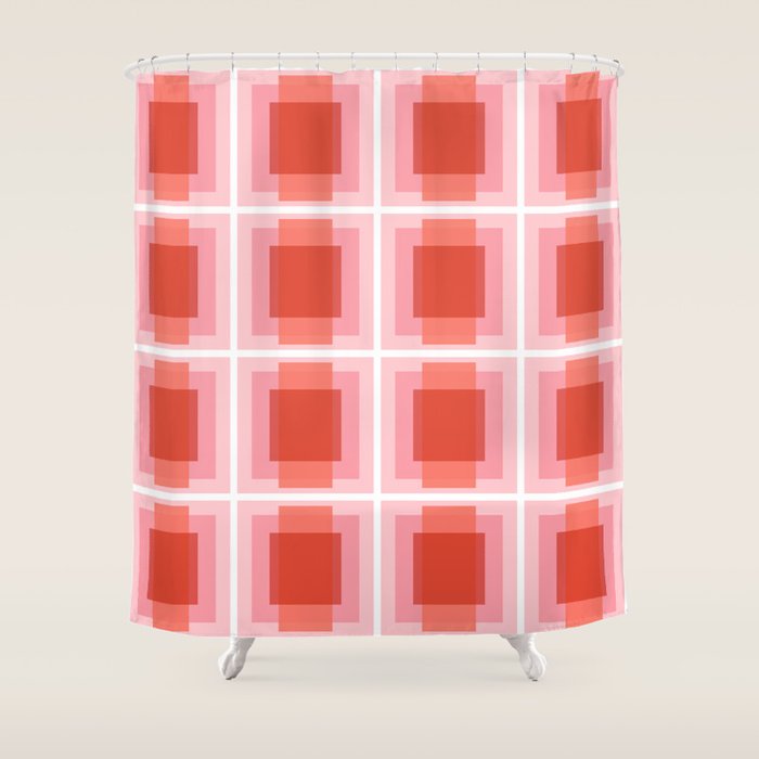 Bright Geometry Shower Curtain Gallery Image 1