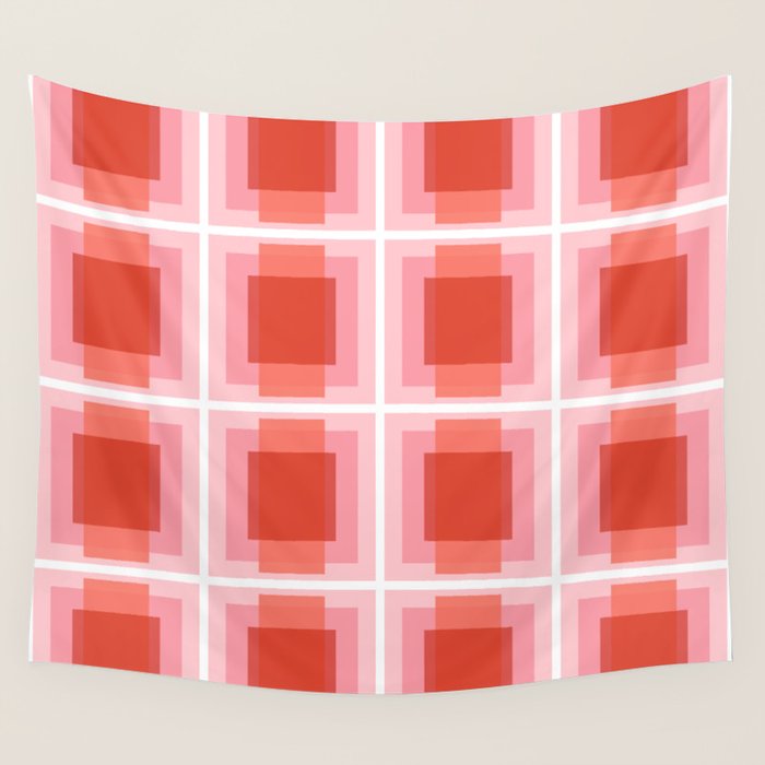 Bright Geometry Wall Tapestry Gallery Image 4