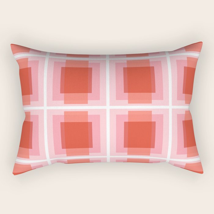 Bright Geometry Rectangular Pillow Gallery Image 1