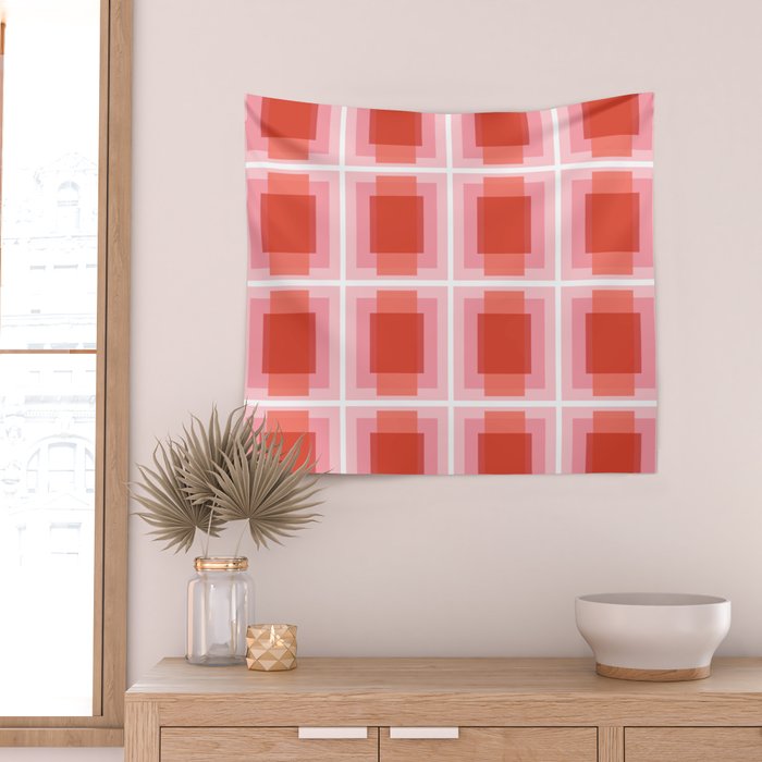 Bright Geometry Wall Tapestry Gallery Image 2