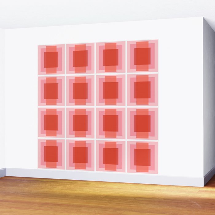Bright Geometry Wall Mural Gallery Image 2