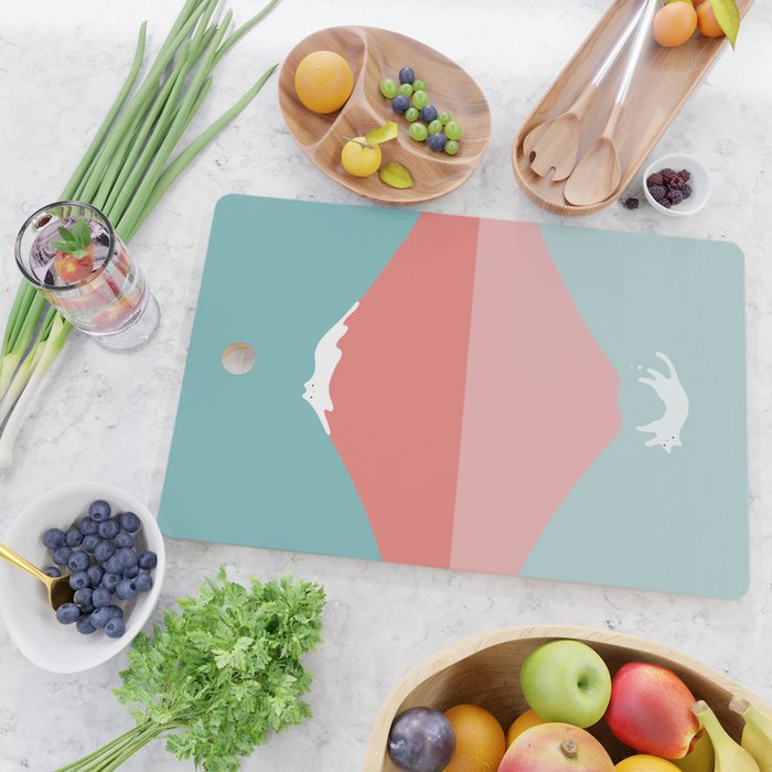 Cat Landscape 194: Reflection Cutting Board Gallery Image 2