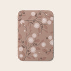 Romanic Floral in Mocha Mousse Bath Mat Gallery Image 1