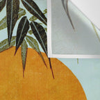 Bamboo and rising sun Date/ 1829 Artist/ Utagawa Kunimaru Japanese, 1793-1829 Vintage Japanese Woodblock Print East Asian Cultural Antique Art  Wall Tapestry Gallery Image 3