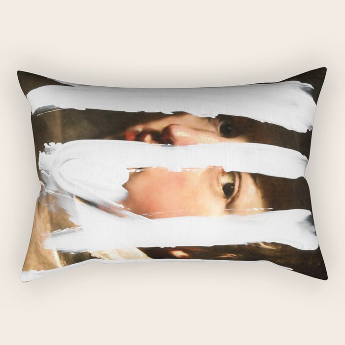 Untitled (Finger Paint 2) Rectangular Pillow Gallery Image 1