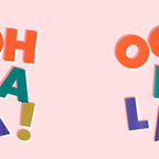 OOH LA LA! colorful french typography Coffee Mug Gallery Image 2