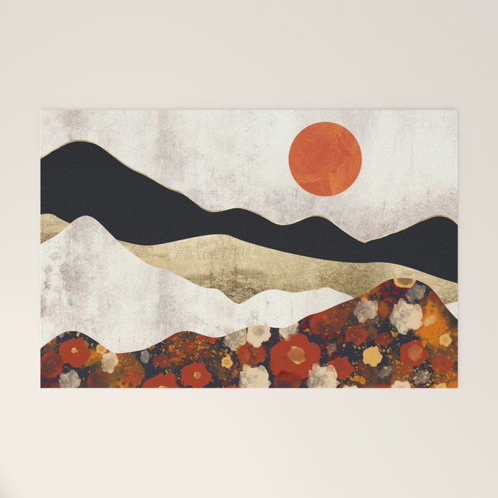 Autumn Field Welcome Mat Gallery Image 1