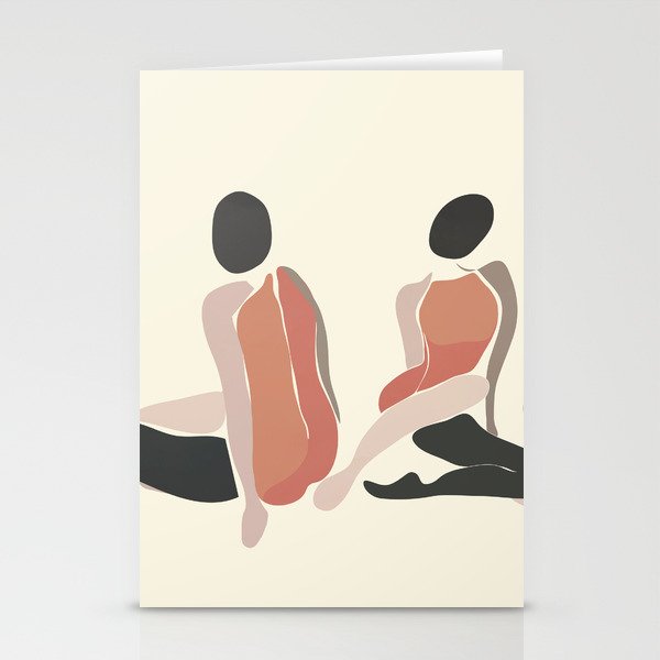 Woman Forms Stationery Card Gallery Image 2