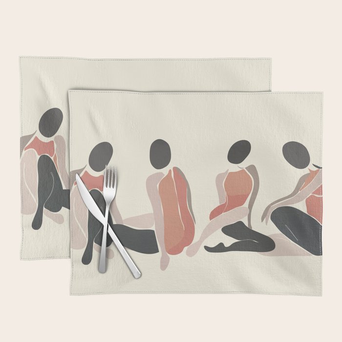 Woman Forms Placemat Gallery Image 1