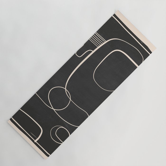 Abstract line art 48 Yoga Mat Gallery Image 1
