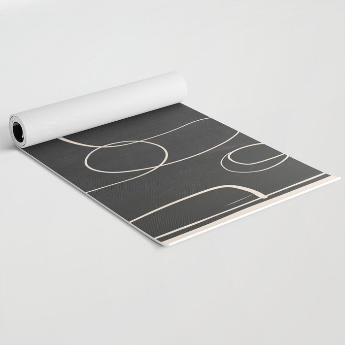 Abstract line art 48 Yoga Mat Gallery Image 2