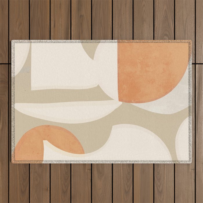 Minimal Abstraction 2 Outdoor Rug Gallery Image 1