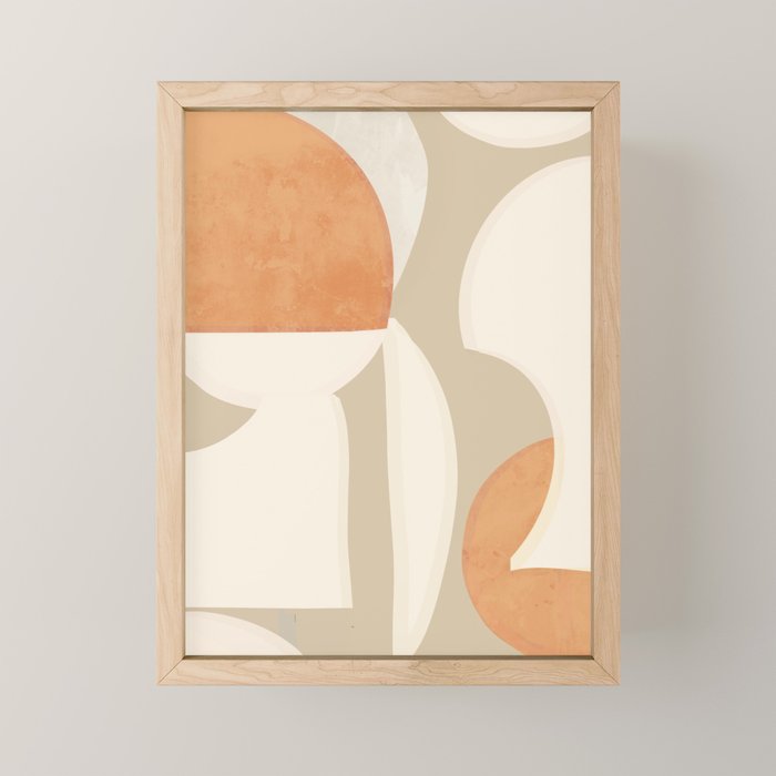 Minimal Abstraction 2 Mini Art Print Gallery Image 1