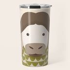 Whimsical Cape Buffalo Travel Mug Gallery Image 1