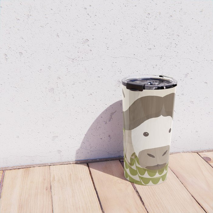Whimsical Cape Buffalo Travel Mug Gallery Image 4