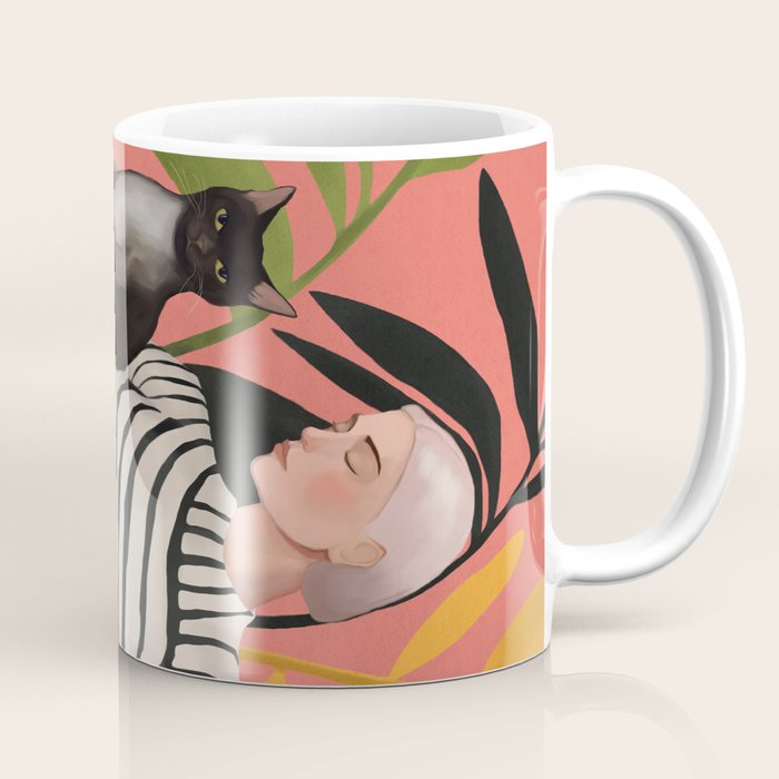 The Cat and the Calm Coffee Mug Gallery Image 1