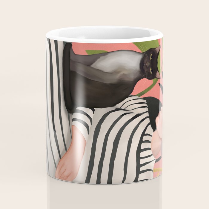 The Cat and the Calm Coffee Mug Gallery Image 4