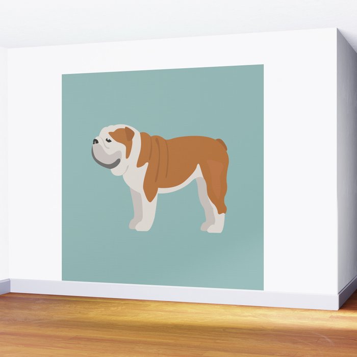 English Bulldog Wall Mural Gallery Image 2