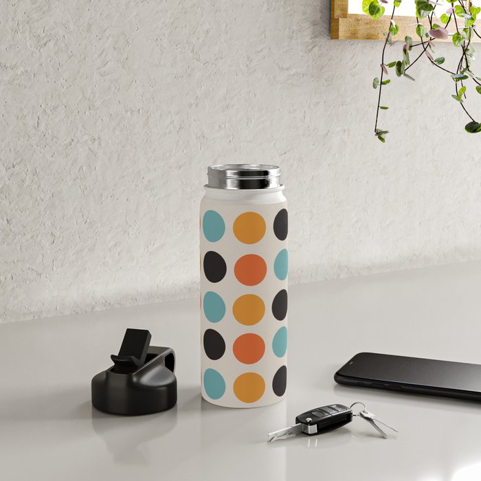 Bauhaus dots Water Bottle Gallery Image 4