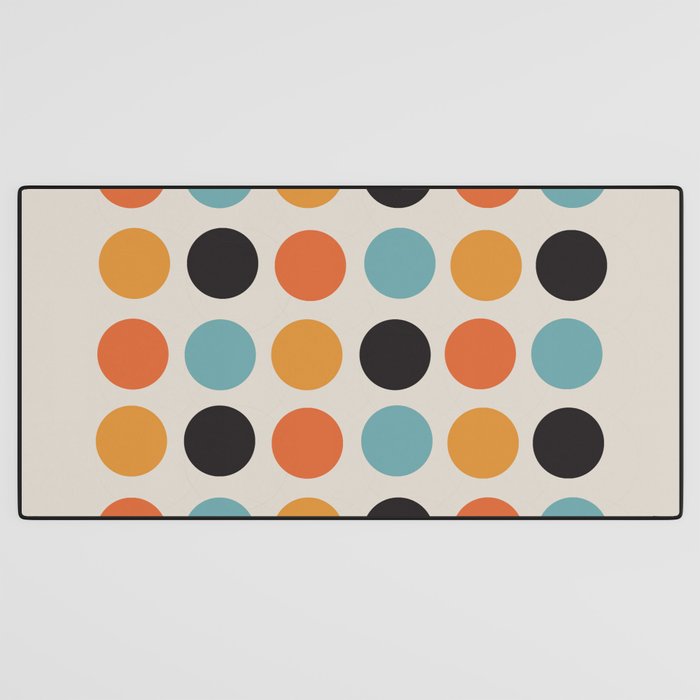 Bauhaus dots Desk Mat Gallery Image 3