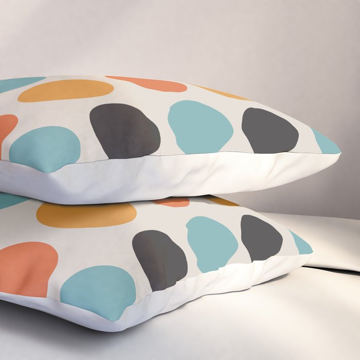Bauhaus dots Pillow Sham Gallery Image 3