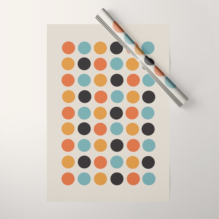 Bauhaus dots Wrapping Paper Gallery Image 1