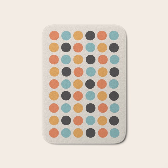Bauhaus dots Bath Mat Gallery Image 1