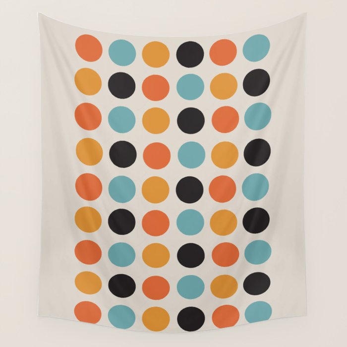 Bauhaus dots Wall Tapestry Gallery Image 4