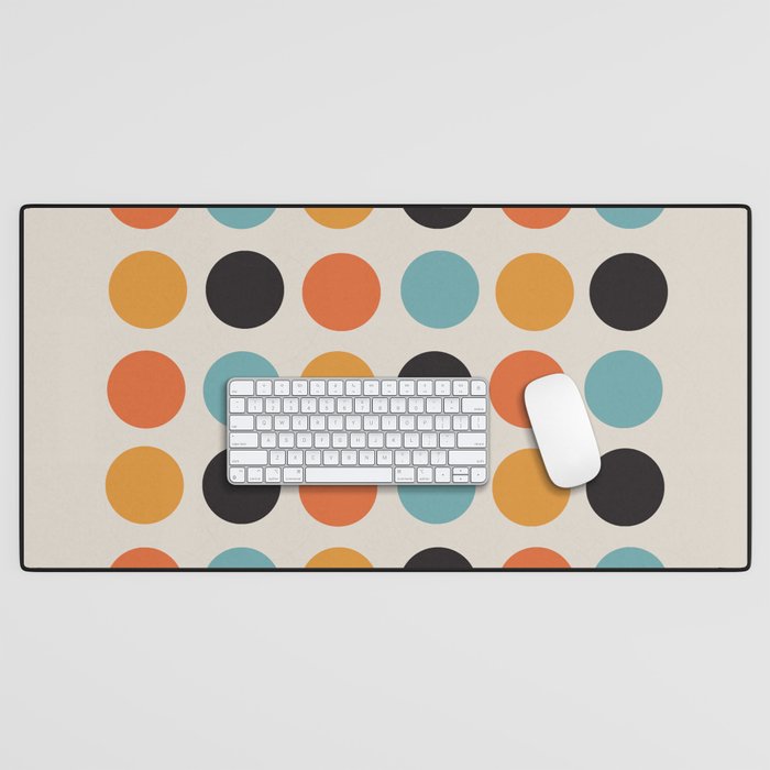 Bauhaus dots Desk Mat Gallery Image 1