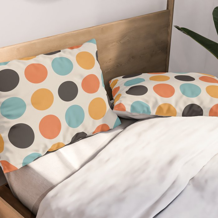 Bauhaus dots Pillow Sham Gallery Image 2