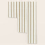 Ticking Stripe in Tan Wallpaper Gallery Image 3