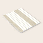 Ticking Stripe in Tan Notebook Gallery Image 3
