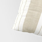 Ticking Stripe in Tan Pillow Sham Gallery Image 4
