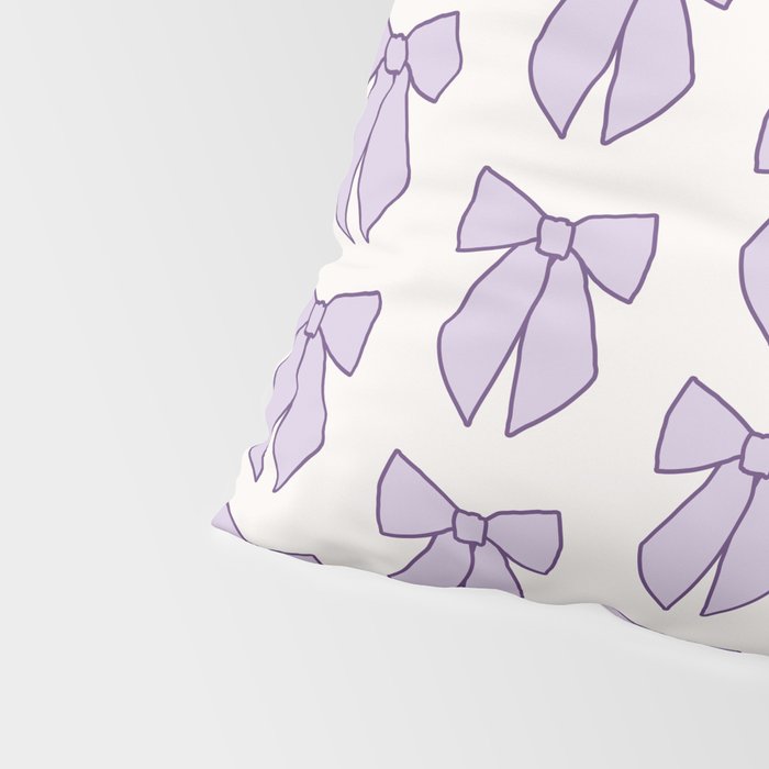 Lavender Bows Coquette Pillow Sham Gallery Image 4