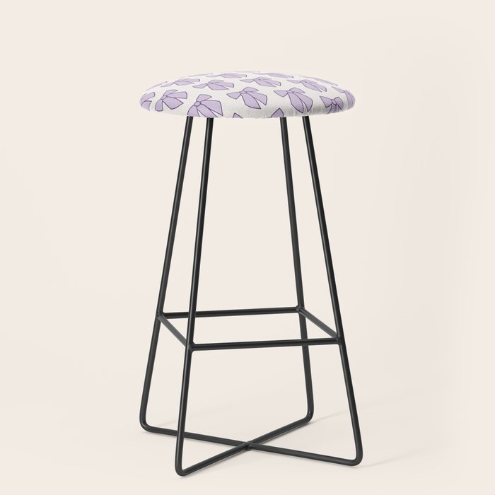 Lavender Bows Coquette Stool Gallery Image 1