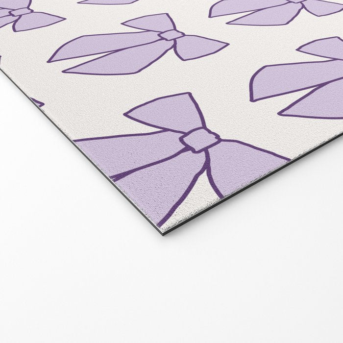 Lavender Bows Coquette Welcome Mat Gallery Image 2