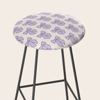 Lavender Bows Coquette Stool Gallery Image 2