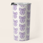 Lavender Bows Coquette Travel Mug Gallery Image 3