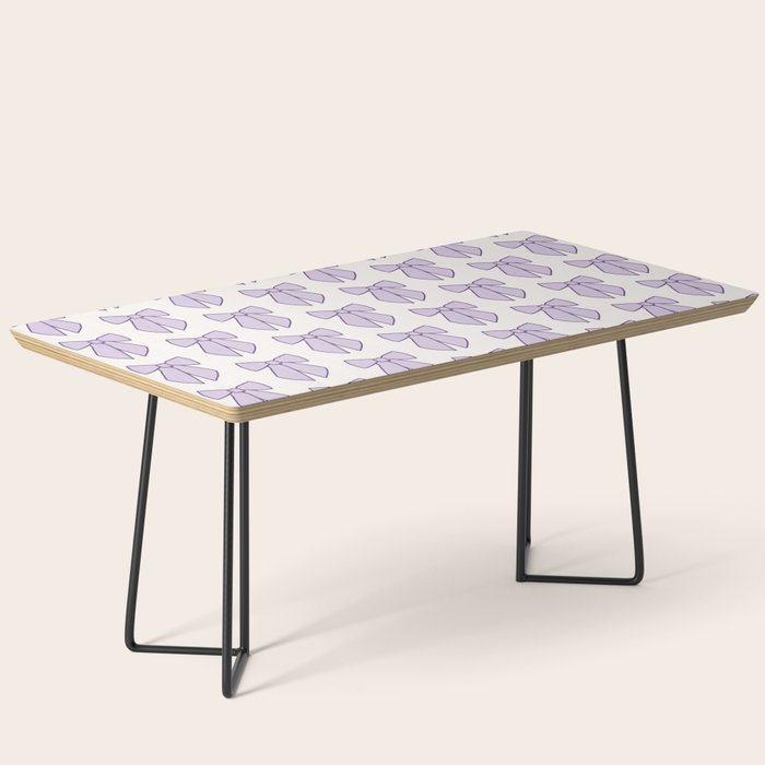 Lavender Bows Coquette Coffee Table Gallery Image 1