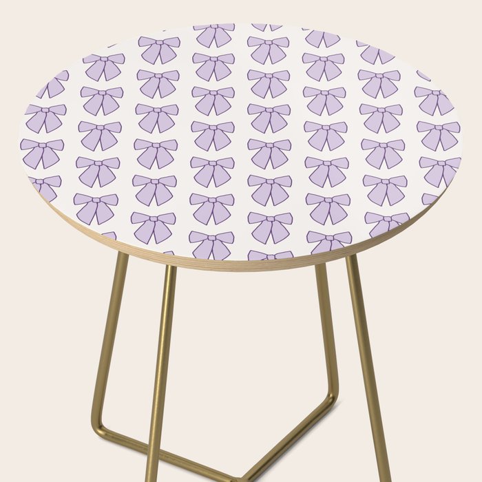 Lavender Bows Coquette Side Table Gallery Image 2