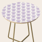 Lavender Bows Coquette Side Table Gallery Image 2