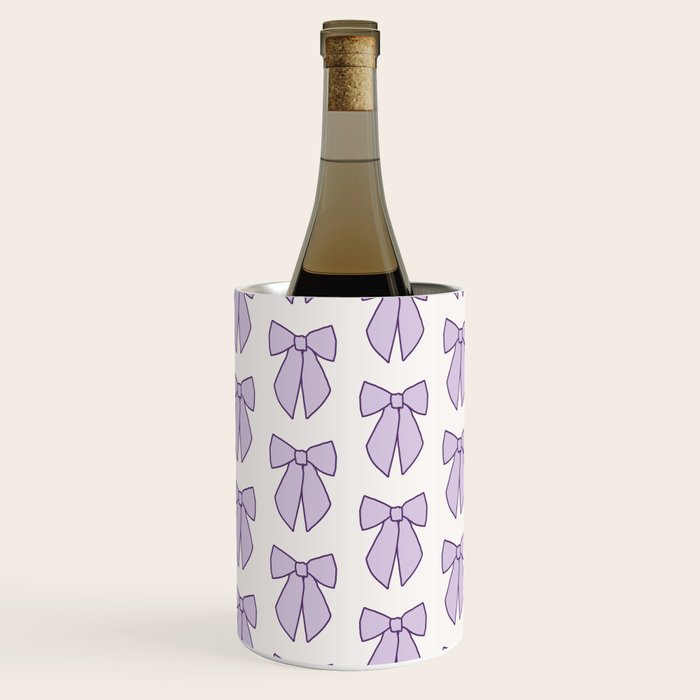 Lavender Bows Coquette Wine Chiller Gallery Image 1