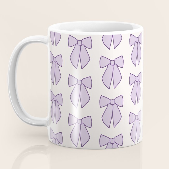 Lavender Bows Coquette Coffee Mug Gallery Image 3