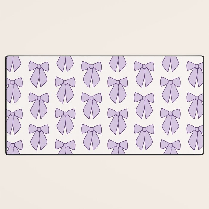 Lavender Bows Coquette Desk Mat Gallery Image 3