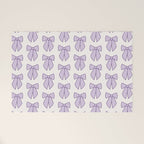 Lavender Bows Coquette Welcome Mat Gallery Image 1