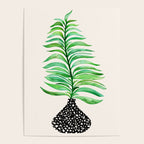 Tropical Leaf Botanical Painting Poster Gallery Image 4