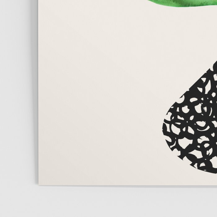 Tropical Leaf Botanical Painting Poster Gallery Image 3