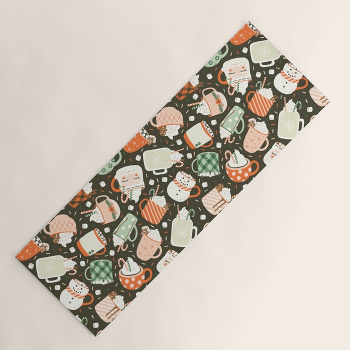 Christmas Cocoa Yoga Mat Gallery Image 1