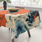 Ocean Storm Dragon Tablecloth Gallery Image 3